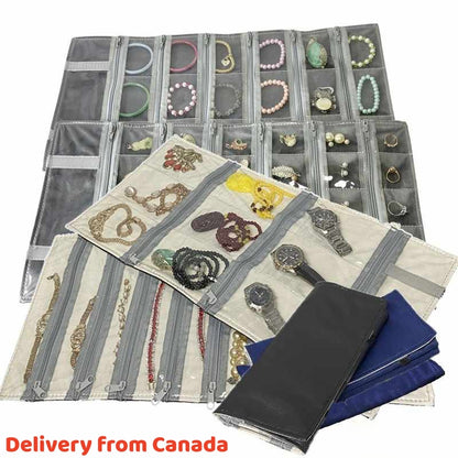 Jewelry Display Roll for Vendor, Foldable Cloth Organizer for Craft Show, Booth Supply