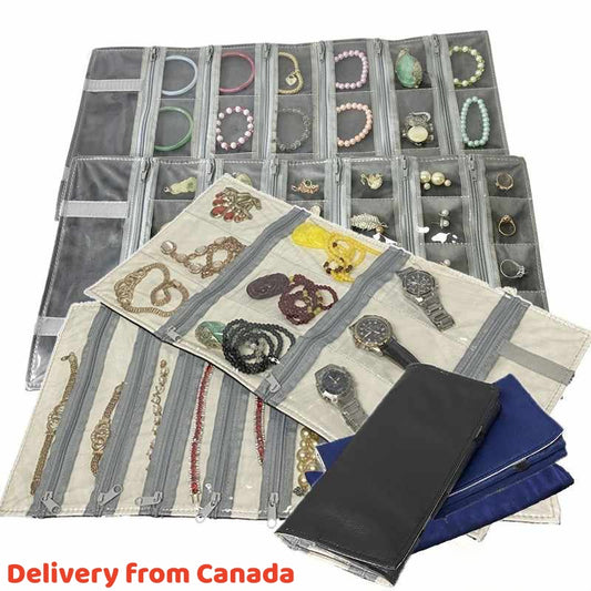 Jewelry Display Roll for Vendor, Foldable Cloth Organizer for Craft Show, Booth Supply
