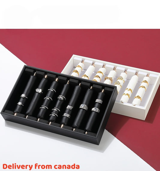 Ring box.Display Jewelry Box | Large Capacity Foldable Organizer | Trays for Vendors & Exhibitors