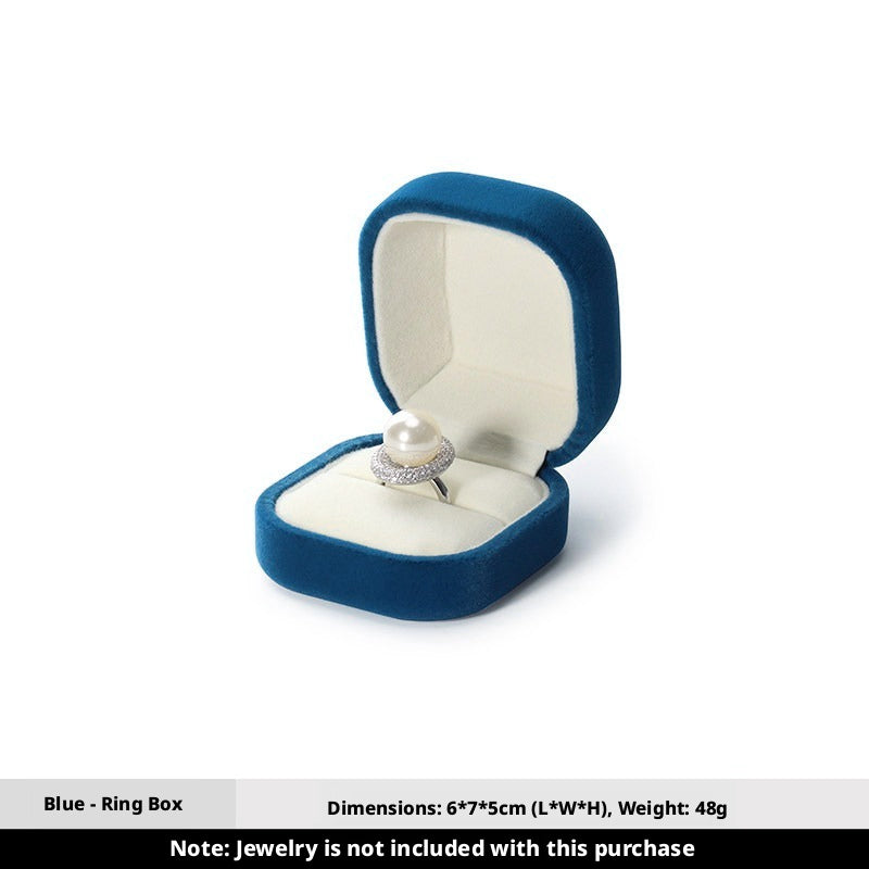 5pcs Velvet Jewelry Box Soft Lining – Ring Pendant Bracelet Gift Case for Her