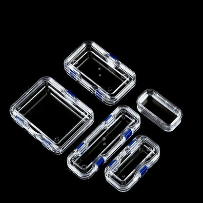 3pcs Clear Membrane Box, Jewelry Display Case, Shockproof Storage