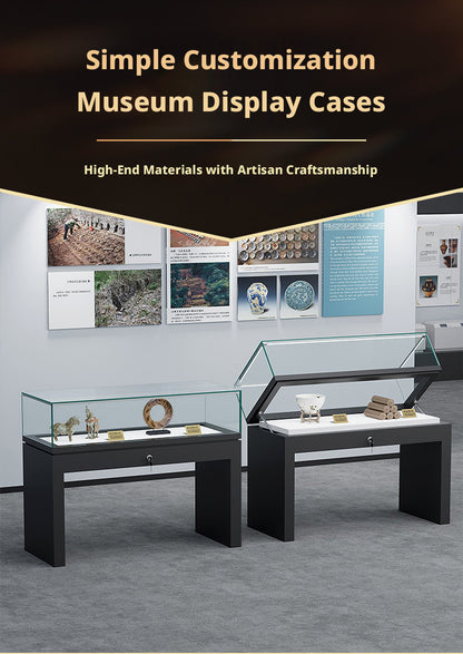 Lockable Display Case for Jewelry Store Glass Top Showcase Jewelry cabinet