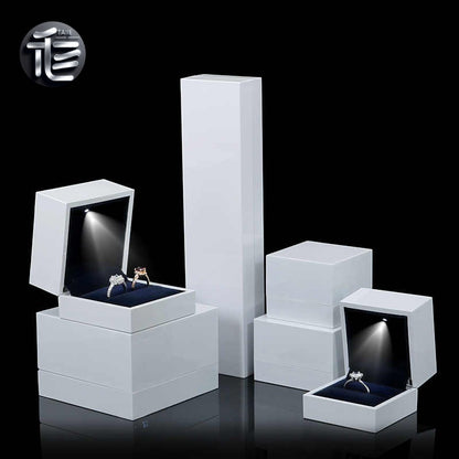 5pcs LED Jewelry Box with Light for Necklace Ring and Bracelet Gift