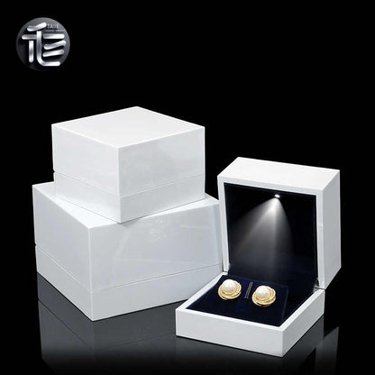 5pcs LED Jewelry Box with Light for Necklace Ring and Bracelet Gift