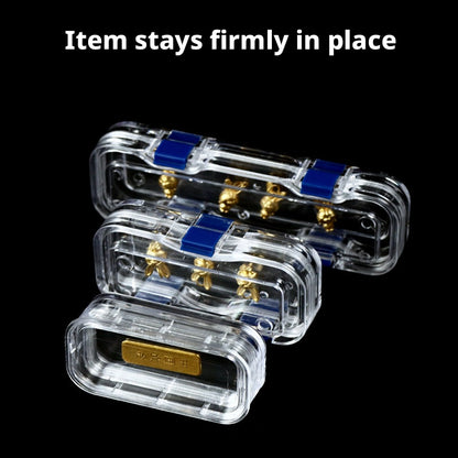 3pcs Clear Membrane Box, Jewelry Display Case, Shockproof Storage