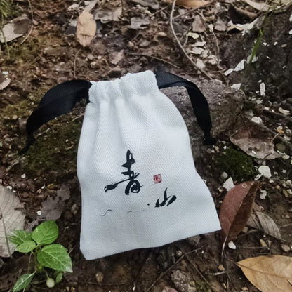 100PCS Custom Cotton Jewelry Pouches, Logo Drawstring Bags, Small Storage
