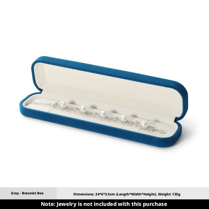 5pcs Velvet Jewelry Box Soft Lining – Ring Pendant Bracelet Gift Case for Her
