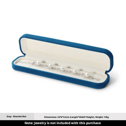 5pcs Velvet Jewelry Box Soft Lining – Ring Pendant Bracelet Gift Case for Her