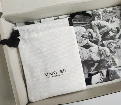 100PCS Custom Cotton Jewelry Pouches, Logo Drawstring Bags, Small Storage