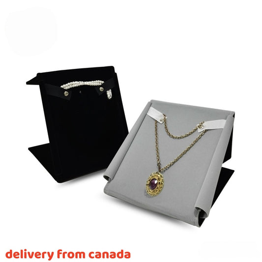 Travel Jewelry Roll, Portable Velvet Pouch for Necklace & Rings, Compact Case for Vacation