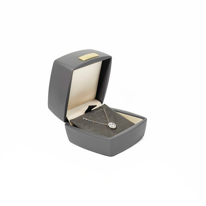 5pcs PU Leather Jewelry Box Set Gold Accent – Ring Necklace Bracelet Gift Case