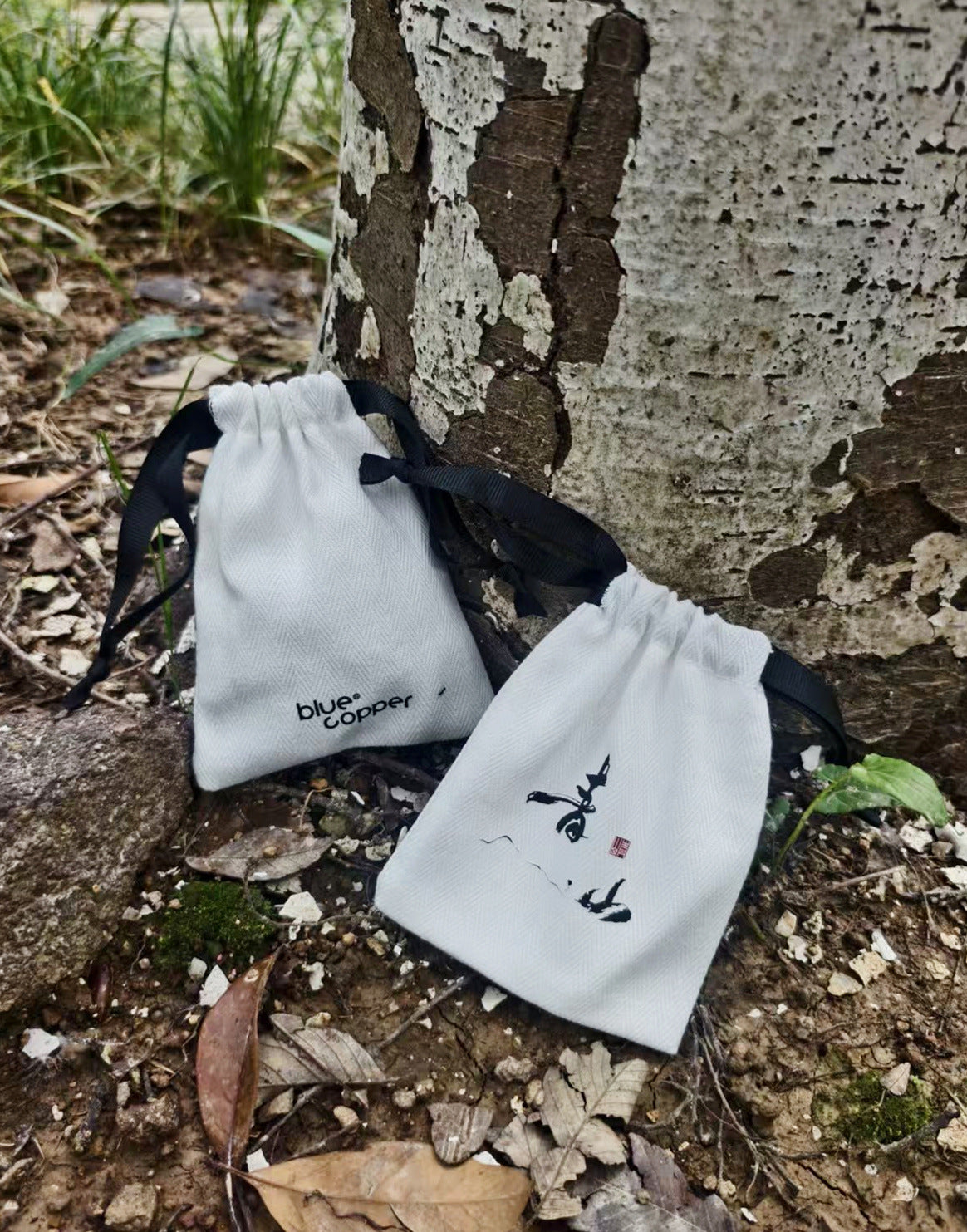 100PCS Custom Cotton Jewelry Pouches, Logo Drawstring Bags, Small Storage
