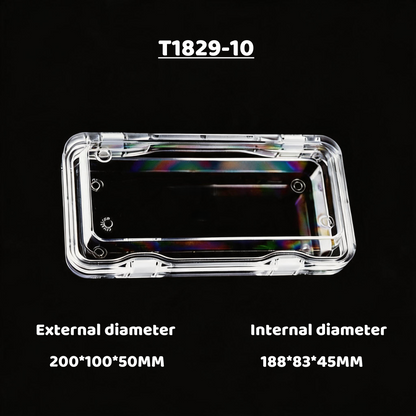3pcs Clear Acrylic Floating Display Box Film Suspension Case for Jewelry Watch Storage