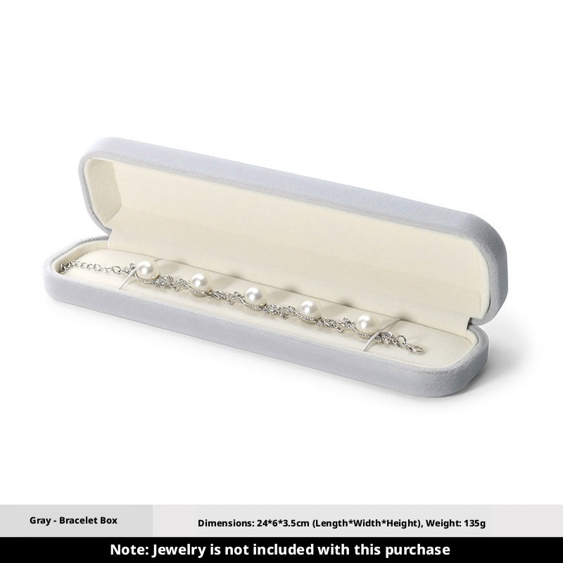 5pcs Velvet Jewelry Box Soft Lining – Ring Pendant Bracelet Gift Case for Her