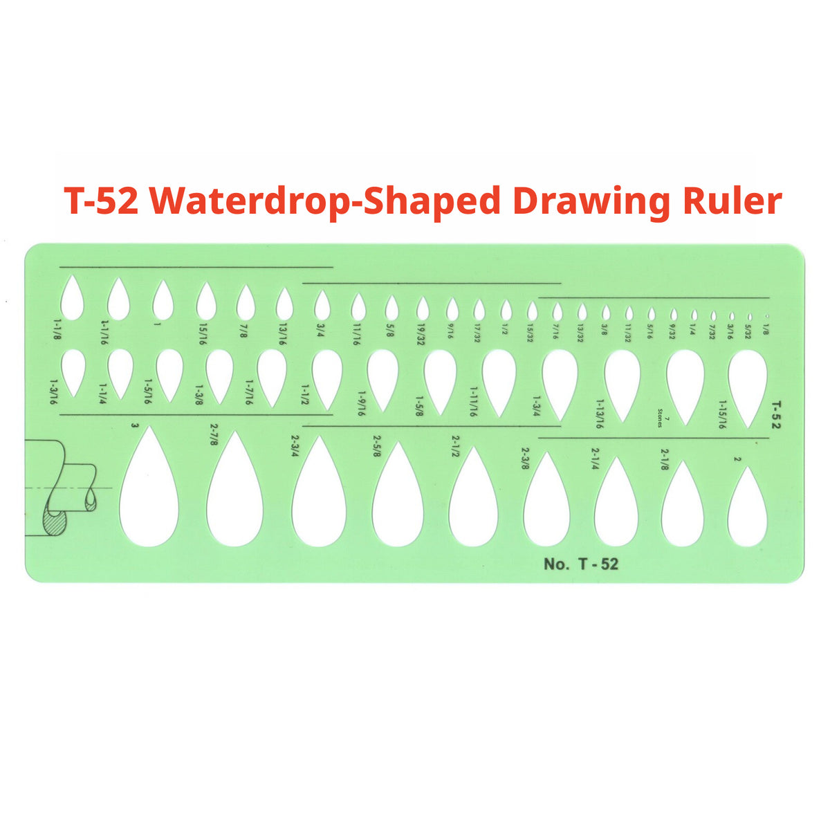 Jewelry Drawing Template, Gemstone Shape Stencil for Ring Design, Diamond Ruler, Jewelry Making Supply