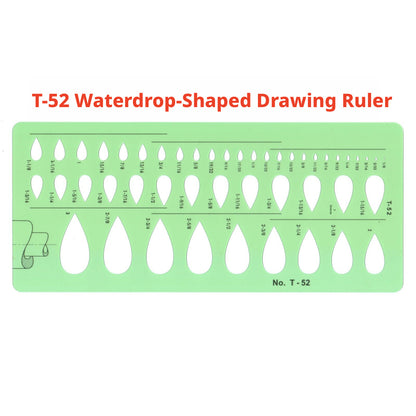 Jewelry Drawing Template, Gemstone Shape Stencil for Ring Design, Diamond Ruler, Jewelry Making Supply