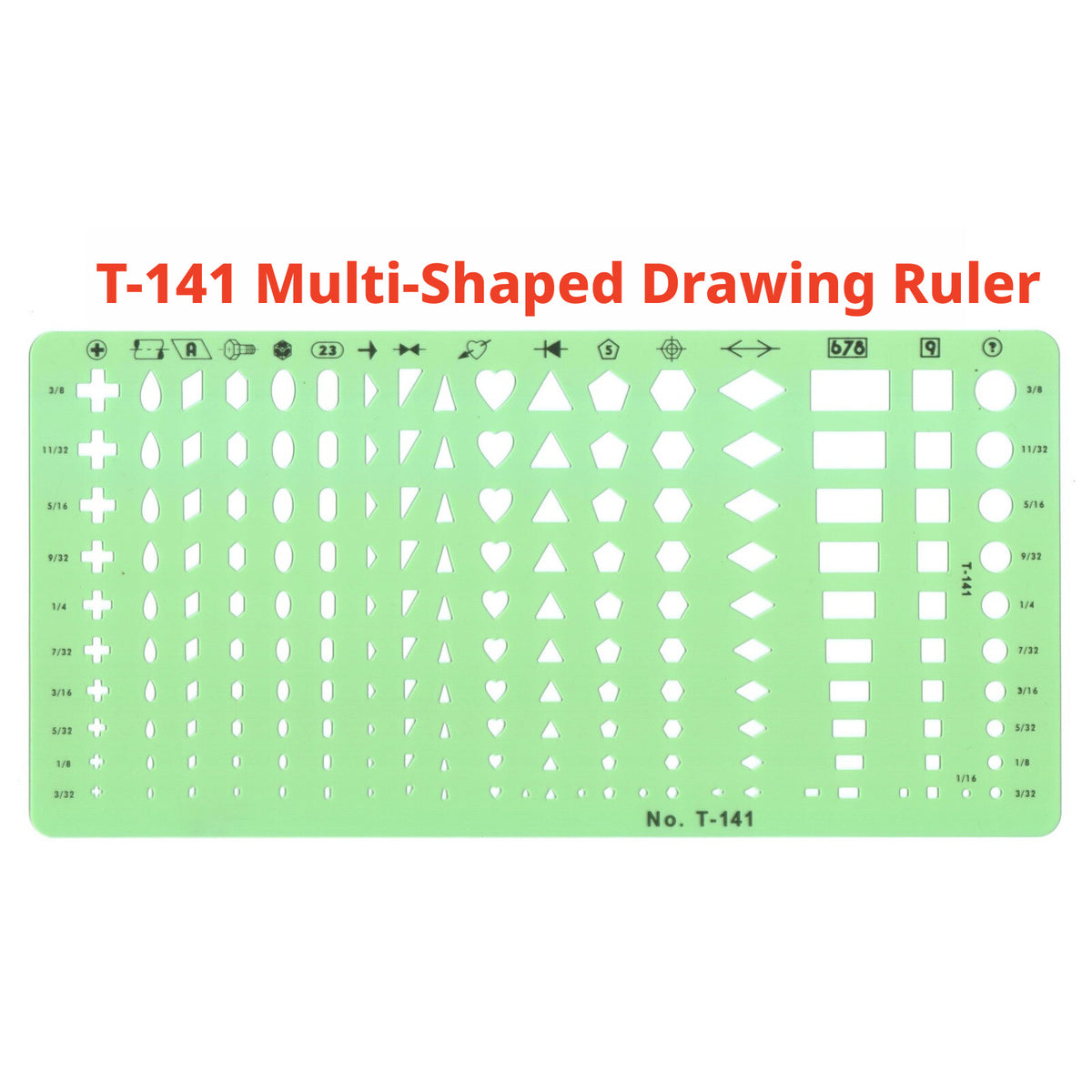 Jewelry Drawing Template, Gemstone Shape Stencil for Ring Design, Diamond Ruler, Jewelry Making Supply