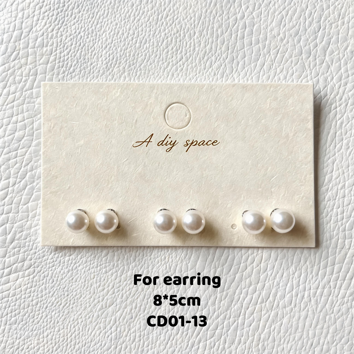 500pcs Eco Matte Jewelry Display Cards, Plant Fiber Paper, Custom Logo Packaging