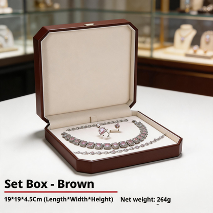 10PCS Jewelry Box for Gifts, Leather Storage Case for Rings Earrings Necklaces pendant bangle