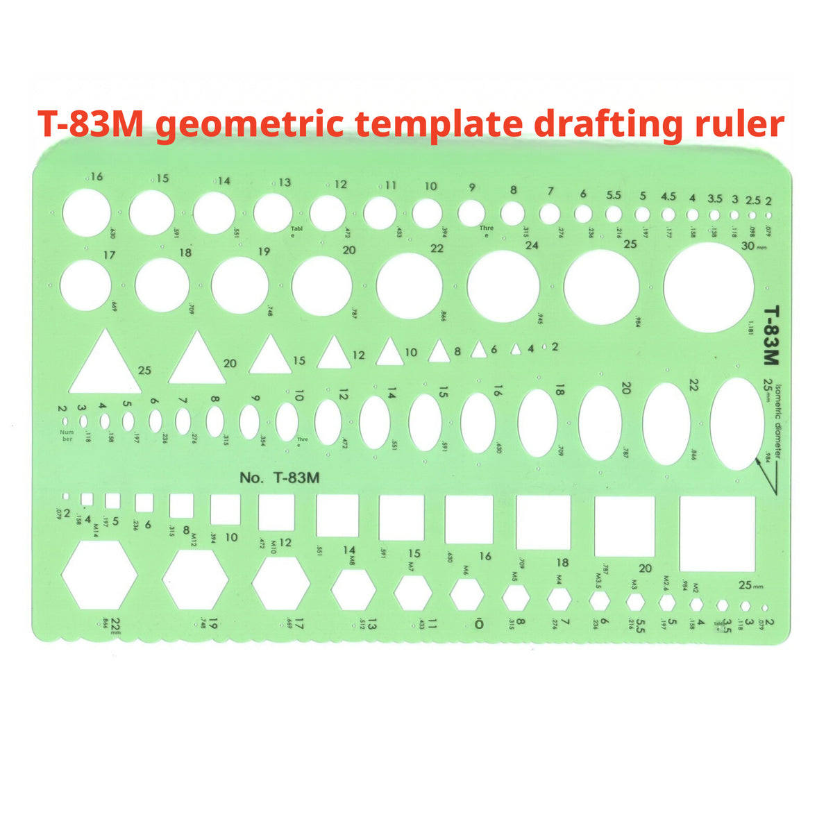 Jewelry Drawing Template, Gemstone Shape Stencil for Ring Design, Diamond Ruler, Jewelry Making Supply