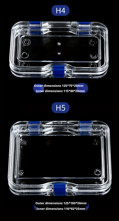 3pcs Clear Membrane Box, Jewelry Display Case, Shockproof Storage