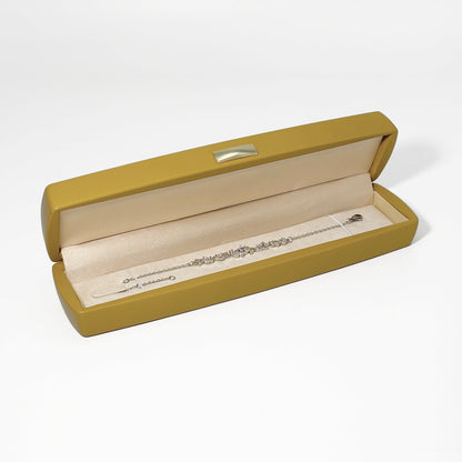 5pcs PU Leather Jewelry Box Set Gold Accent – Ring Necklace Bracelet Gift Case