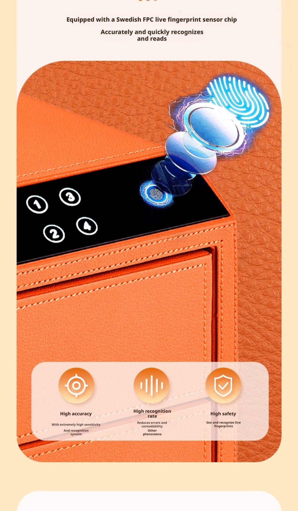 Smart Jewelry Safe Box, App Controlled Electronic Security Case, Multi-Drawer Lockable Storage, Remote Monitor