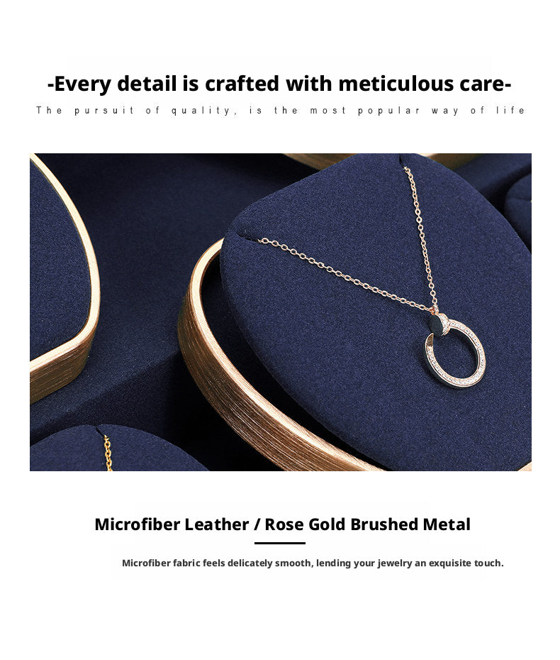 Metal Jewelry Display Stand - Rack for Necklace & Earring Organizer