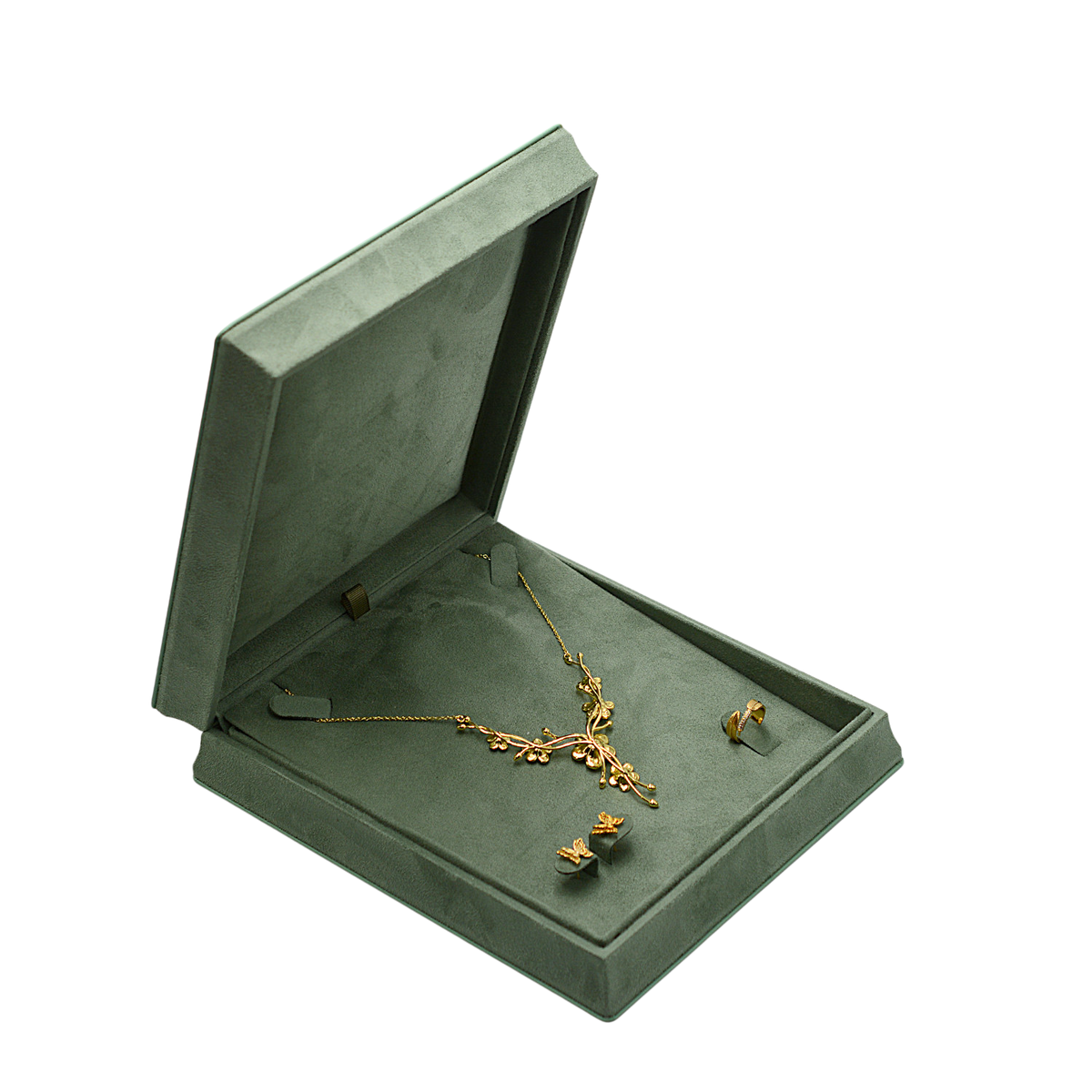 5PCS Velvet Jewelry Box, Suede Gift Packaging Case for Rings Earrings Necklaces