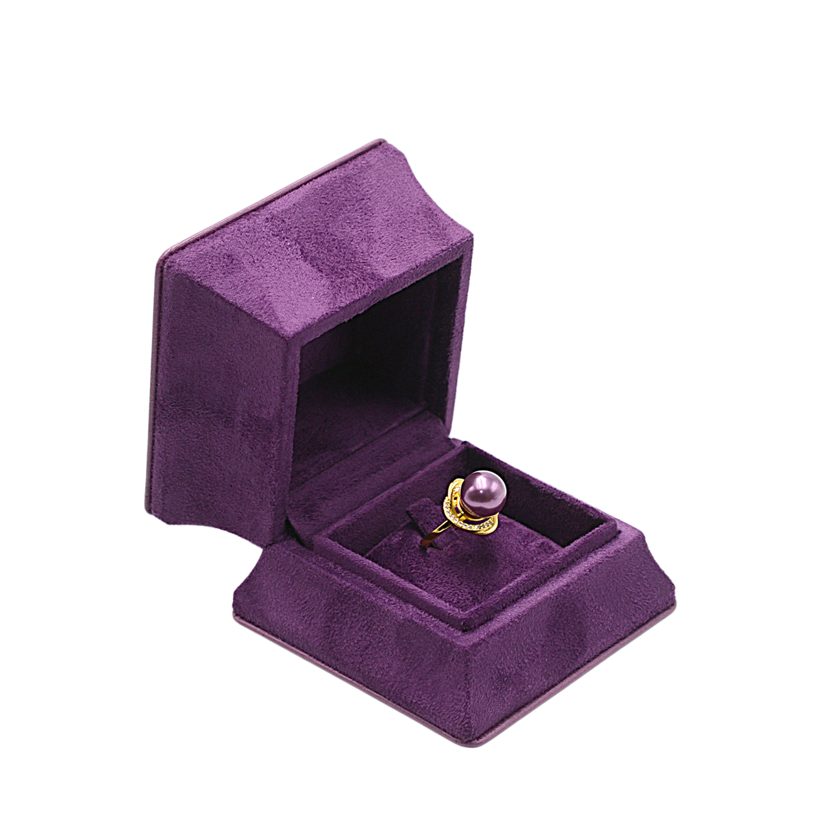 5PCS Velvet Jewelry Box, Suede Gift Packaging Case for Rings Earrings Necklaces