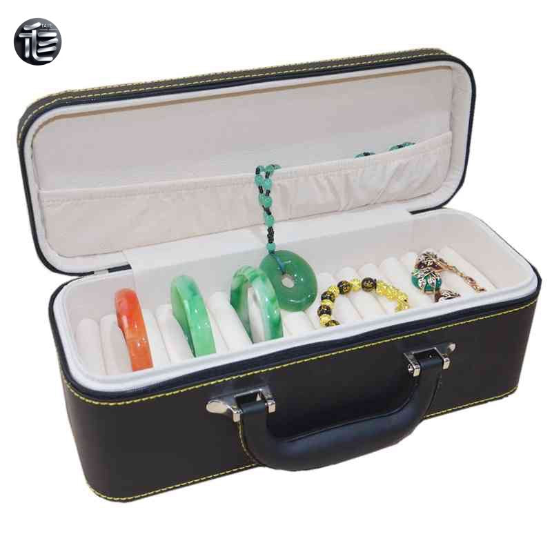 Travel Jewelry Case | Small Portable Organizer for Necklaces & Rings | Soft Velvet Pouch for Suitcase
