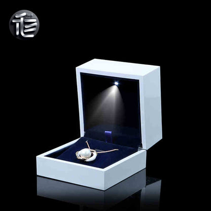 5pcs LED Jewelry Box with Light for Necklace Ring and Bracelet Gift