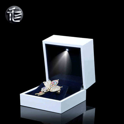 5pcs LED Jewelry Box with Light for Necklace Ring and Bracelet Gift