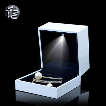 5pcs LED Jewelry Box with Light for Necklace Ring and Bracelet Gift