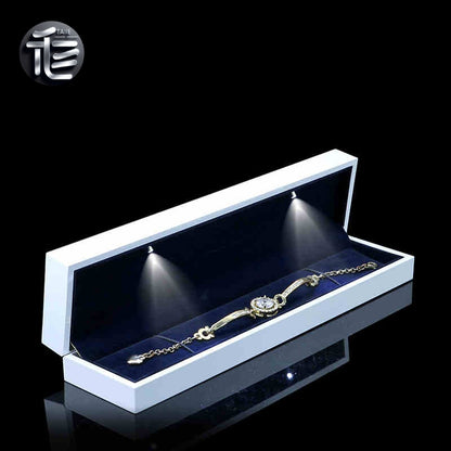 5pcs LED Jewelry Box with Light for Necklace Ring and Bracelet Gift