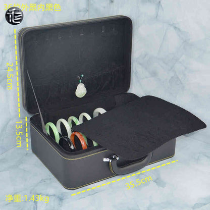Travel Jewelry Case | Small Portable Organizer for Necklaces & Rings | Soft Velvet Pouch for Suitcase