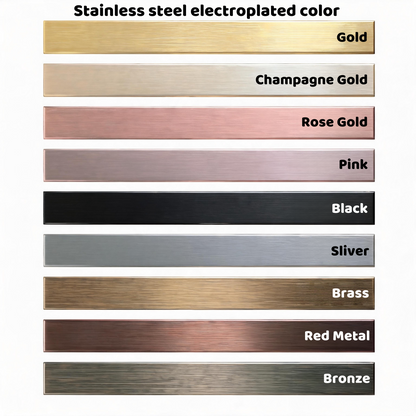 Stainless Steel Jewelry Display | Electroplated Metal Showcase with Glass Top & Logo Option for Boutiques