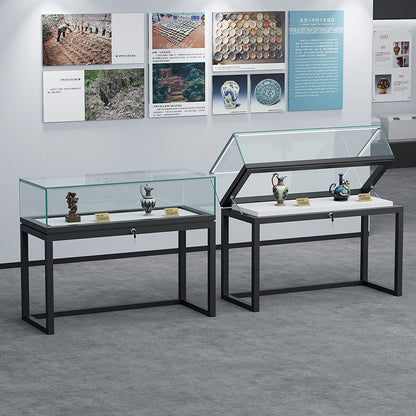Lockable Display Case for Jewelry Store Glass Top Showcase Jewelry cabinet