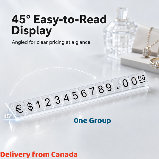 Plastic Jewelry Price Tags, Craft Show Display Number Labels, Retail Booth Supplies