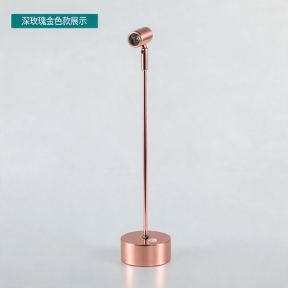 Battery-Powered LED Spotlight for Jewelry Display, Cordless Rechargeable Countertop Spot Lamp for Showcase
