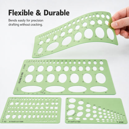 Jewelry Drawing Template, Gemstone Shape Stencil for Ring Design, Diamond Ruler, Jewelry Making Supply
